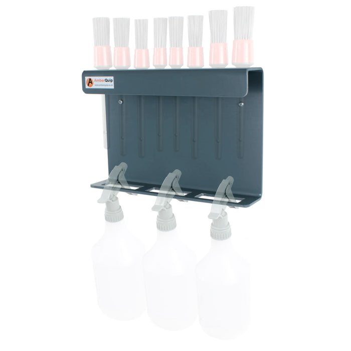 Detailing Brush & Trigger Bottle Wall Storage Holder