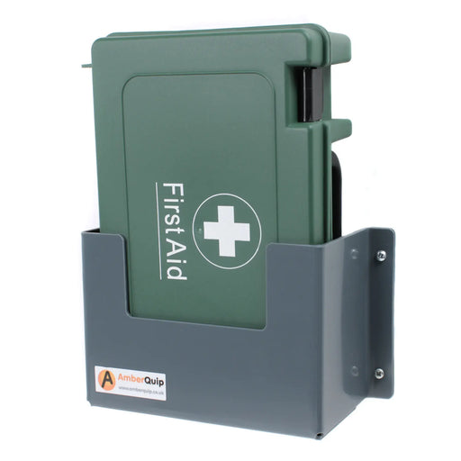 First aid box with wall mount