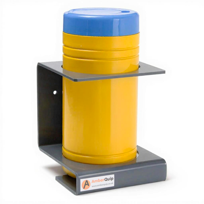 Wall mountable storage holder compatible with Big Wipes Tub.