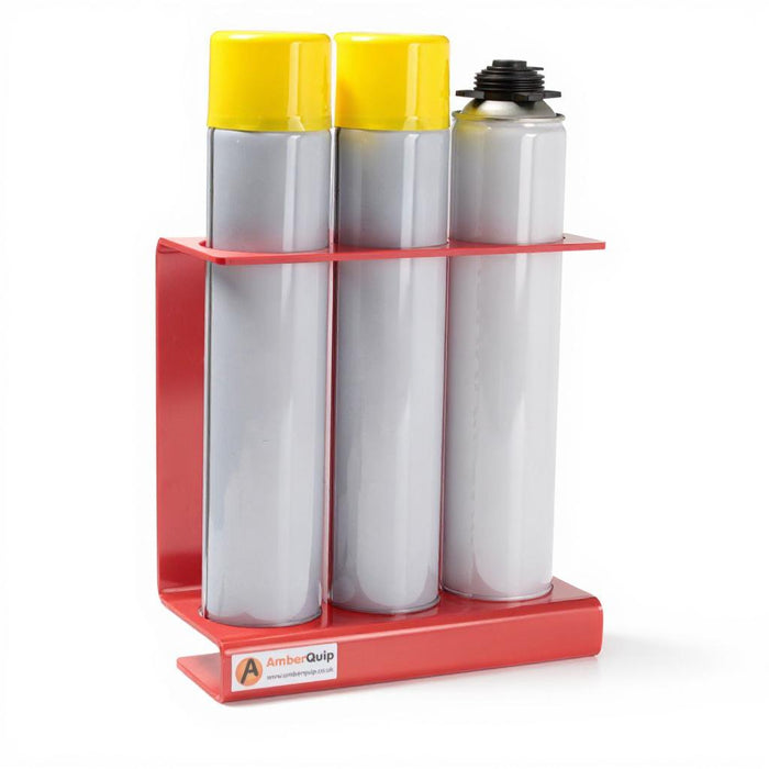 Tall Spray Can Holder in Red