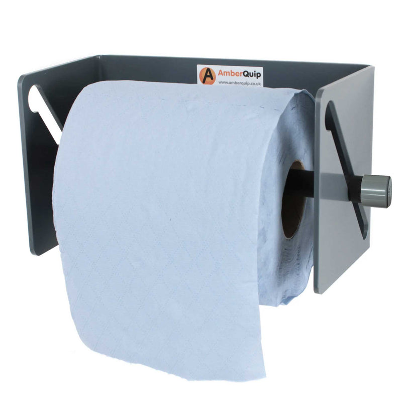 Blue Roll Towel Dispenser Holder.