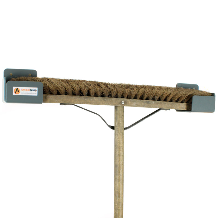 Industrial Broom & Sweeping Brush Storage Brackets.