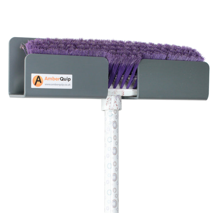 sweeping brush wall storage