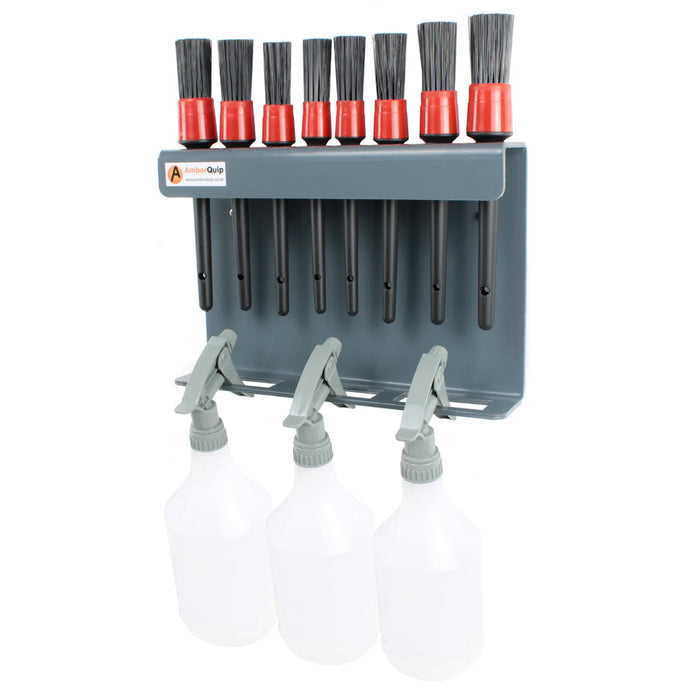 Detailing Brush & Trigger Bottle Wall Storage Holder