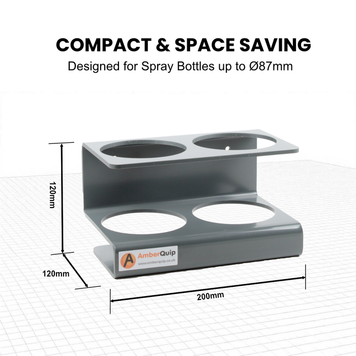 Wall Storage Holder for Spray Trigger Bottles
