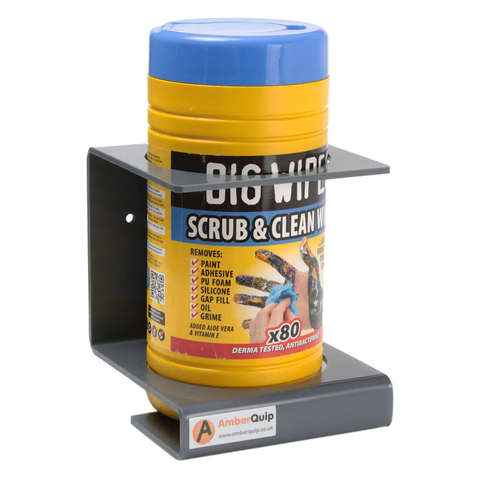 Wall mountable storage holder for Big Wipes