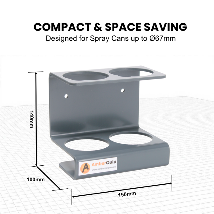 Holder for 2 Spray Cans