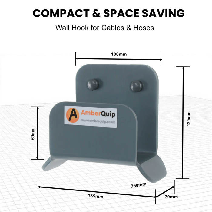 Storage Hook for cable or hoses