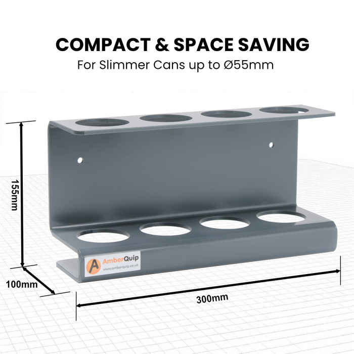 Aerosol Can Holder for Slimmer Spray Cans.