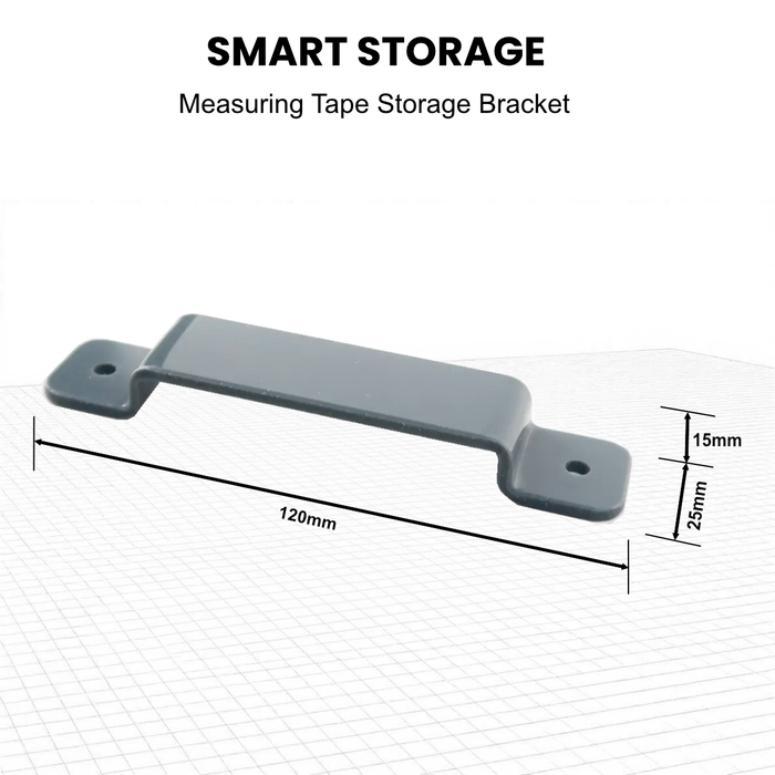 Wall Mountable Tape Measure Clip Bracket