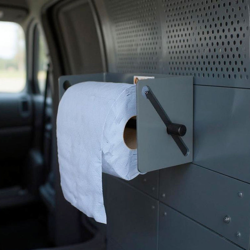 Blue Roll Towel Dispenser Holder.