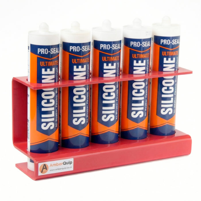Silicone Tube Holder in red