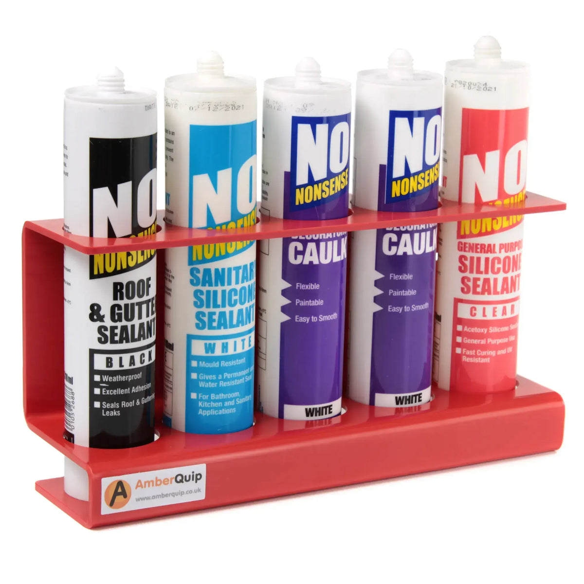 Silicone Tube Holder in red — AmberQuip