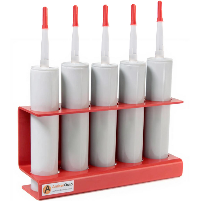 Silicone Tube Holder in red