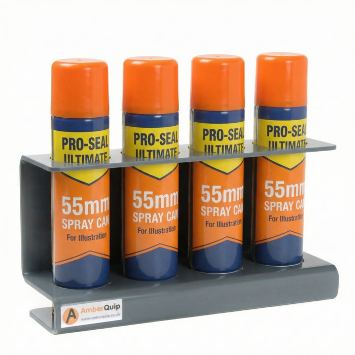 Aerosol Can Holder for Slimmer Spray Cans.