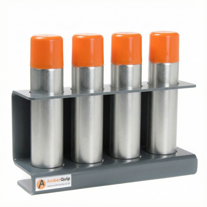 Aerosol Can Holder for Slimmer Spray Cans.