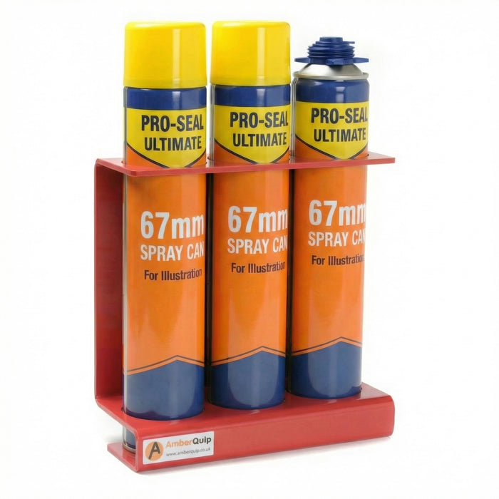 Tall Spray Can Holder in Red