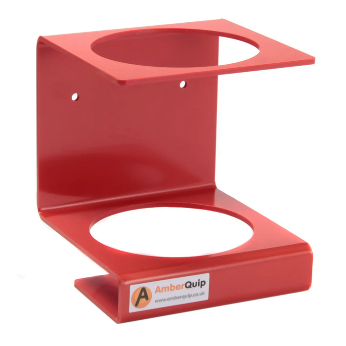 Wall mountable storage holder in red for Big Wipes
