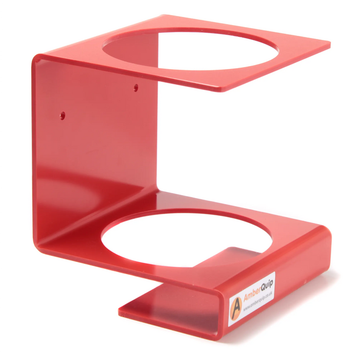 Wall mountable storage holder in red for Big Wipes
