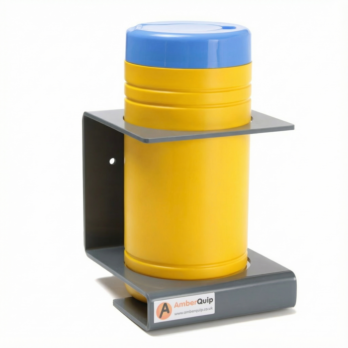 Wall mountable storage holder compatible with Big Wipes Tub.