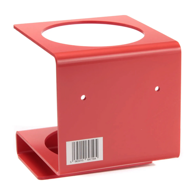 Wall mountable storage holder in red for Big Wipes