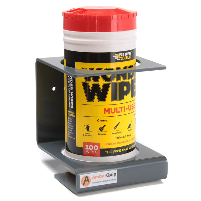 Wall mountable storage holder for Big Wipes