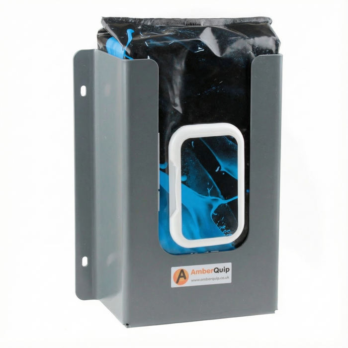 AmberQuip Storage Holder suitable for UltraGrime XXL Wipes. Vertical Mount